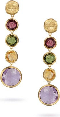 Jaipur 18K Gold Mixed Semiprecious Stone Drop Earrings