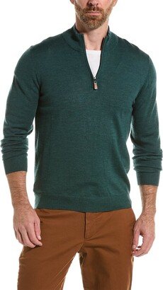 Mette Merino Wool 1/4-Zip Mock Sweater