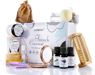 Lovery French Coconut Aromatherapy Handmade Gift Box, 20 Piece