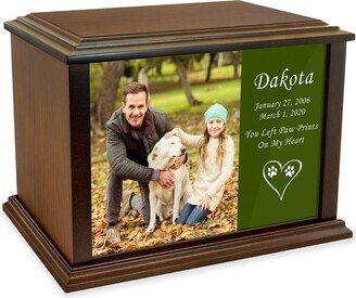 Personalized Custom Photo Pet Urn - Eternal Reflections Wood Cremation For Ashes Customizable 3