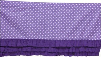 MixNMatch Purple frills on bottom Crib/Toddler ruffles/skirt