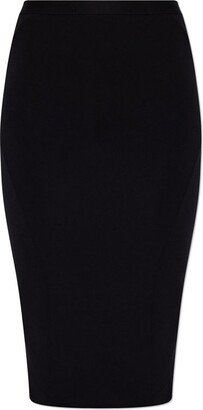 Elasticated Waistband Midi Skirt