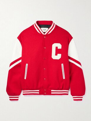 Jackson Logo-Appliquéd Wool-Blend Varsity Jacket