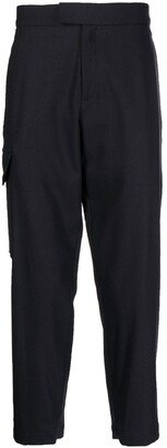 Patch-Pocket Cropped Trousers