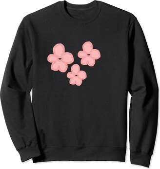 GMerch Three little pastel red flowers Sweatshirt