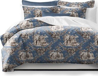 6ix Tailors Genie Wedgwood Coverlet and Pillow Sham