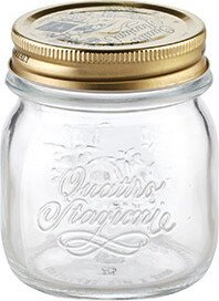 Bormioli Rocco 8.5 oz. Quattro Stagioni Canning Jar 250 ml.