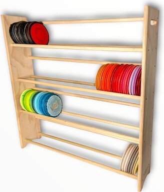 Disc Golf Storage Rack - 4 Levels Free Shipping & Laser Engravings