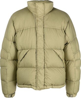 Feather-Down Padded Puffer Jacket-AA