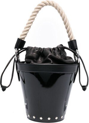 Four-Stitch Logo Bucket Bag