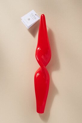 Glossy Twist Taper Candle