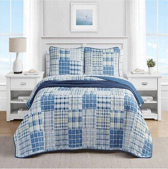 Raeford 100% Cotton Reversible Quilt Set