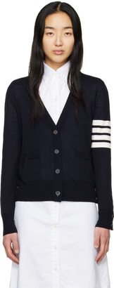 Navy 4-Bar Cardigan-AC