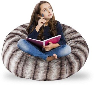 Comfy Bean Bag Chair Sofa Plush Furry Sponge Filling 3 Ft.-AA