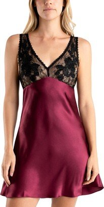 Women's Enchante Lace & Satin Chemise