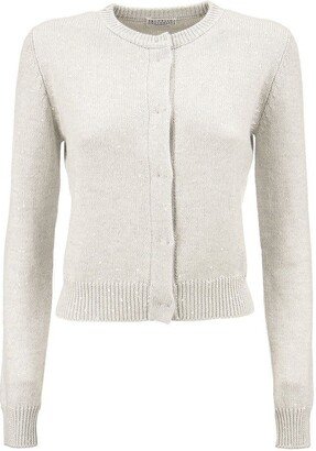 Diamond Cashmere and Silk Cardigan