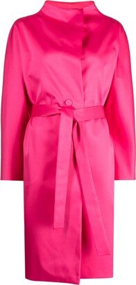 Long-Sleeve Belted Coat-AA