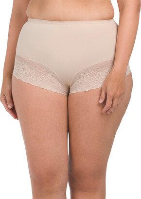 TJMAXX High Rise Shaper Thong With Lace For Women