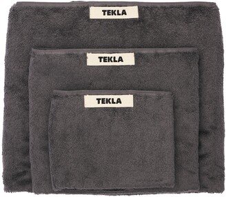 Set of 3 organic cotton towels-AB