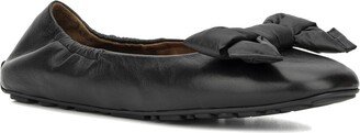 Qara Weatherproof Leather Flat