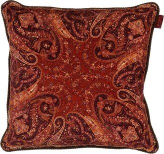 Paisley Motif Cushion-AA