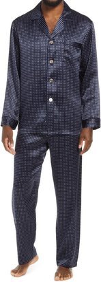 Dot Silk Pajamas