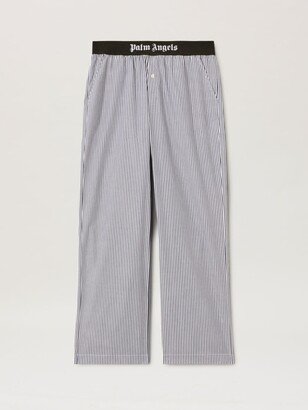 Classic Logo Striped Pajama Pants