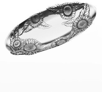 Sunflower Oval Tray