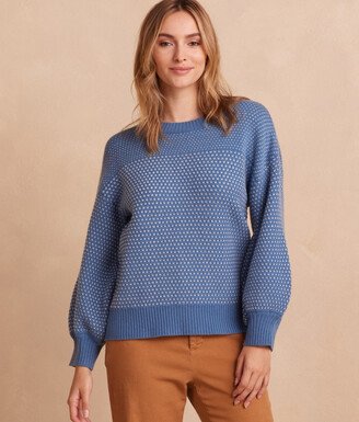 The Luxe Cashmere Blend Mix Stitch Sweater - Admiral & Dune