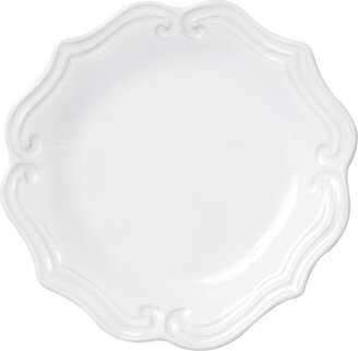 Incanto Stone Baroque Salad Plate, White