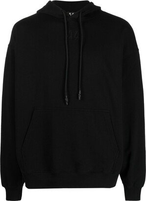 44 LABEL GROUP Logo-Embroidered Cotton Hoodie