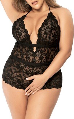 Lace Open Gusset Basque