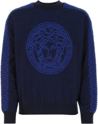 La Greca Medusa Terry Sweater