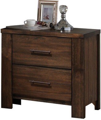 Merrilee Oak 2-Drawer Nightstand