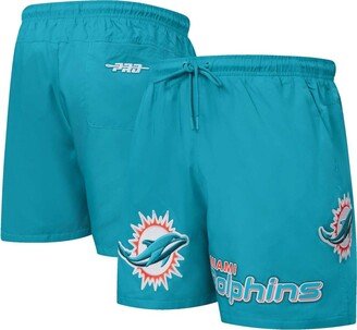 Men's Pro Standard Aqua Miami Dolphins Woven Shorts