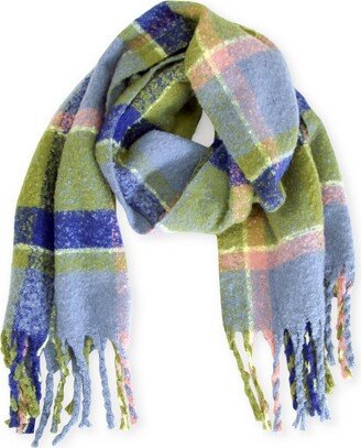 Women Upstate Brushed Plaid Scarf