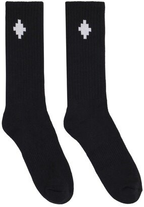 Cross Logo Intarsia Socks