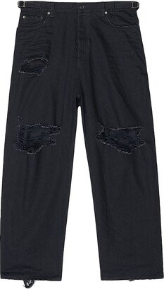 Destroyed Super Large Baggy Pants-AA