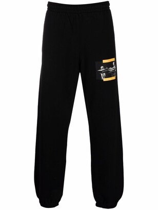 Caravaggio-print track pants