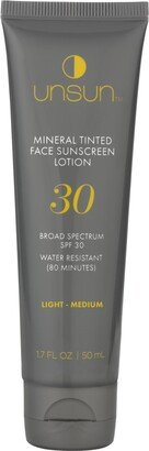 Mineral Tinted Face Sunscreen Lotion SPF 30 Light/Medium