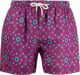 Plot Quatu Printed Swimming Shorts