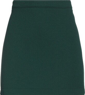 VIRNA DRÒ Mini Skirt Dark Green