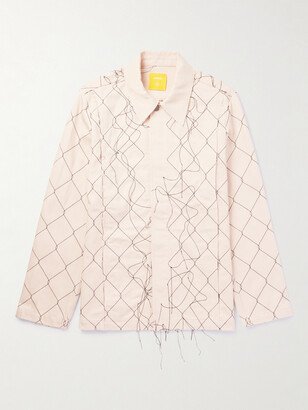 AIREI Embroidered Organic Denim Jacket