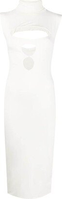 CONCEPTO Cut-Out Bodycon Midi Dress