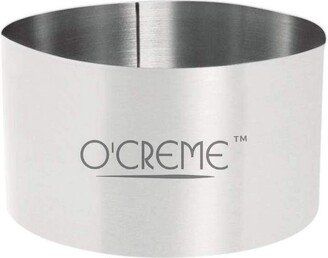 O'Creme Round Cake Ring Stainless Steel 8 Diameter, 4 High