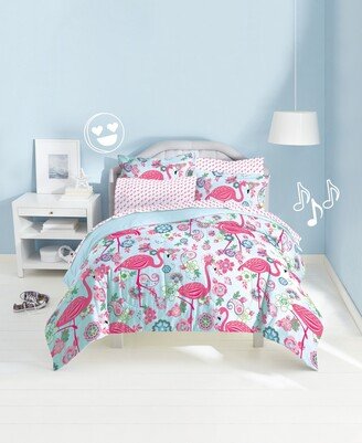 Flamingo Full Comforter Set