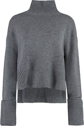 Turtleneck Knitted Pullover