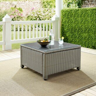 Crosley Furniture Bradenton Outdoor Wicker Sectional Coffee Table