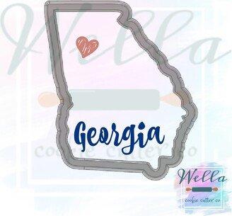 state Of Georgia Cookie Cutter, Ga Cutter