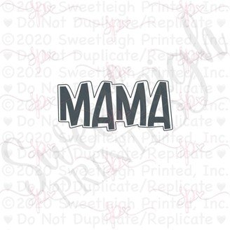 Mama Word Cookie Cutter